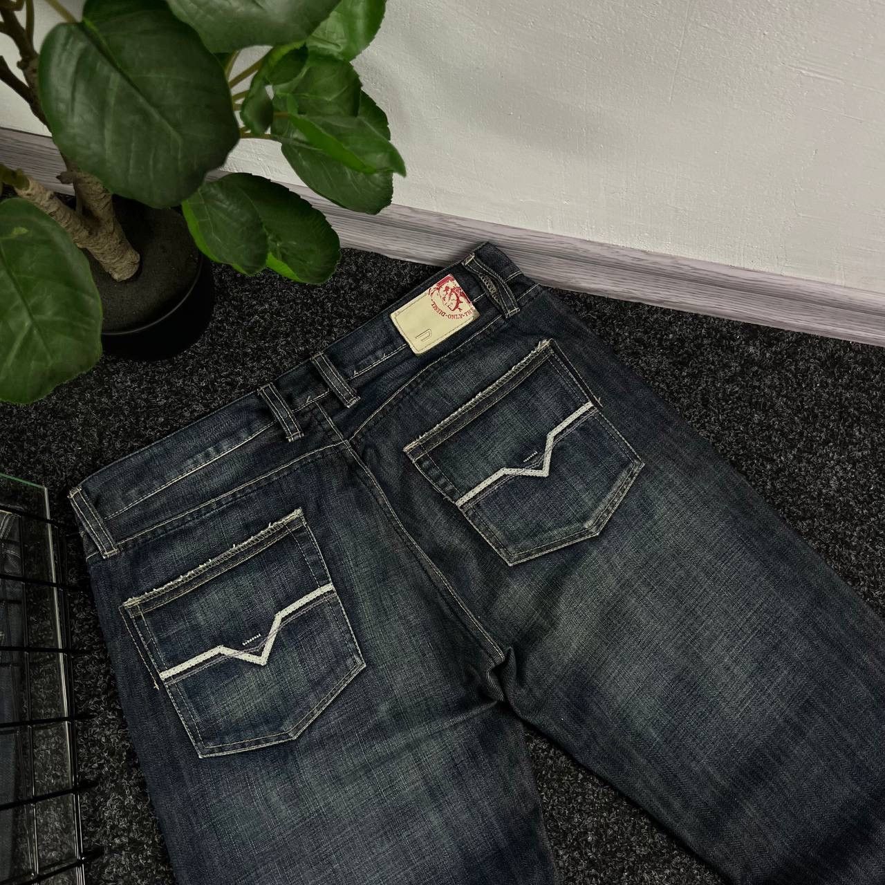 Diesel Vintage 00s Baggy Diesel Pants Very Rare Y2k Style Size US 36 / EU 52 - 7 Thumbnail
