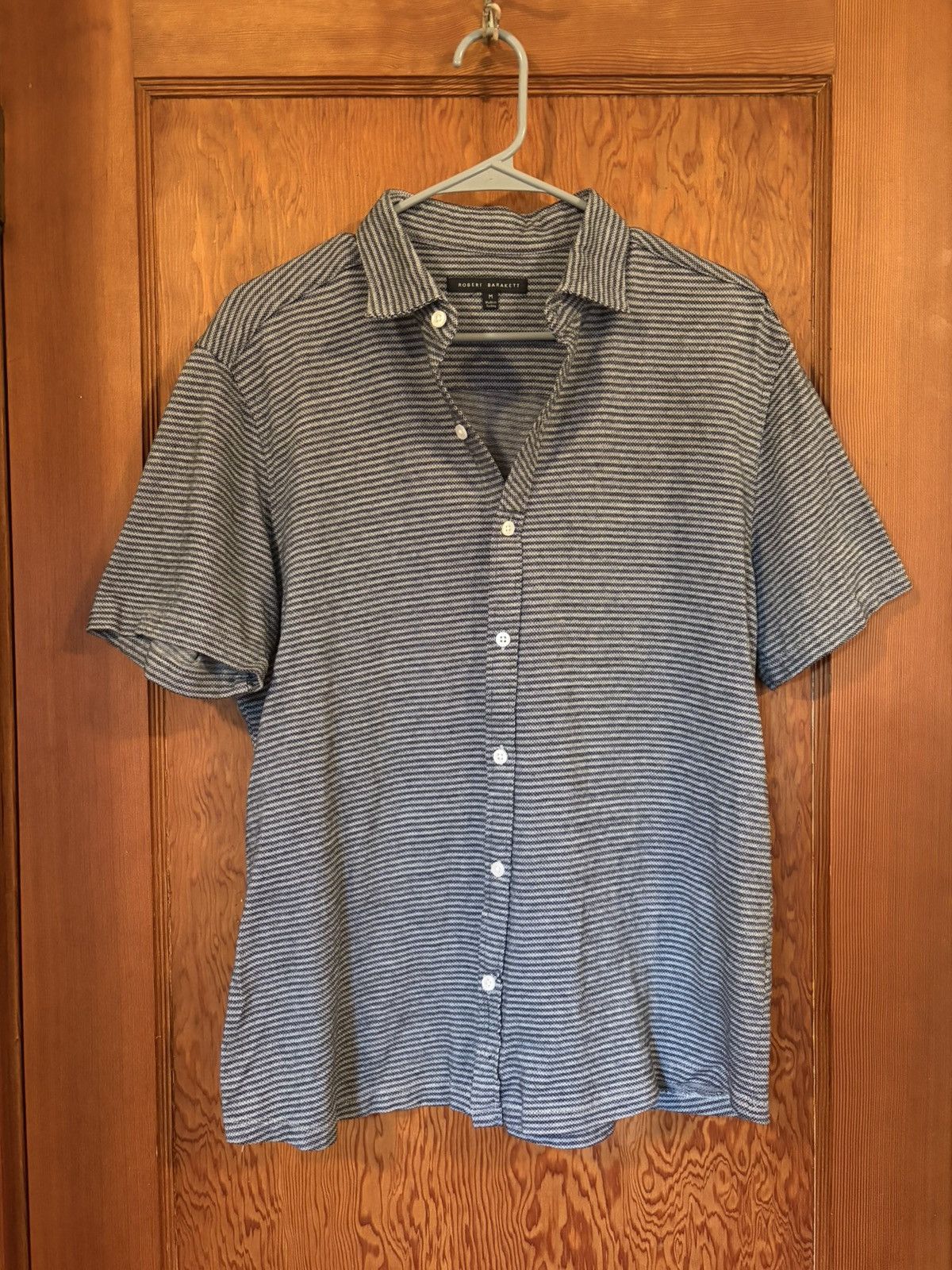Robert Barakett Knitted Shortsleeve Button down Size US M / EU 48-50 / 2 - 1 Thumbnail