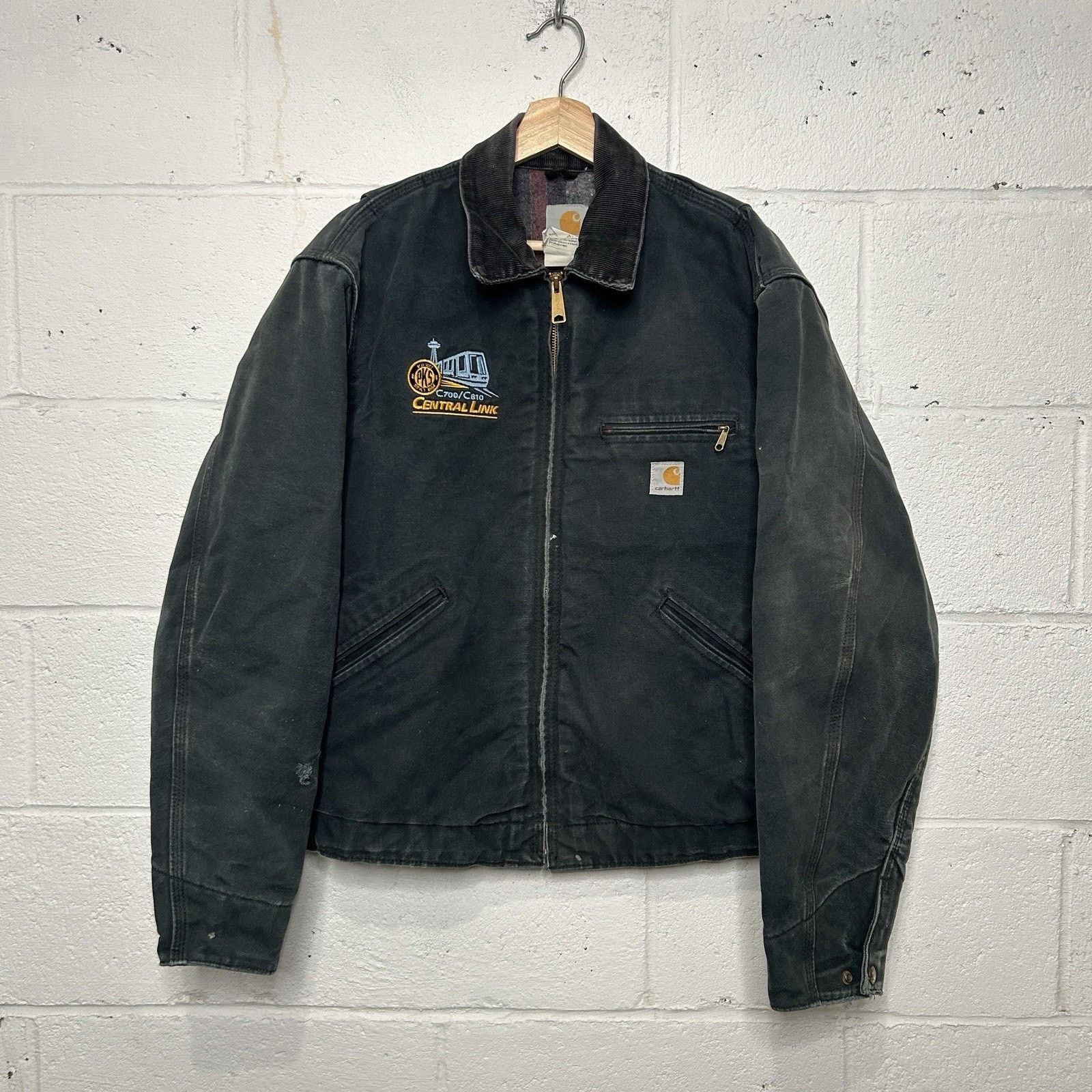 Carhartt Vintage Carhartt Blanket-Lined Detroit Jacket “Black” J01 Size US L / EU 52-54 / 3 - 1 Thumbnail