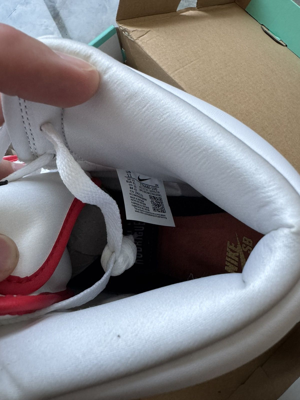 Nike 2020 Paul Rodriguez x Dunk High Premium SB ‘Boxing’ Size US 11 / EU 44 - 6 Thumbnail