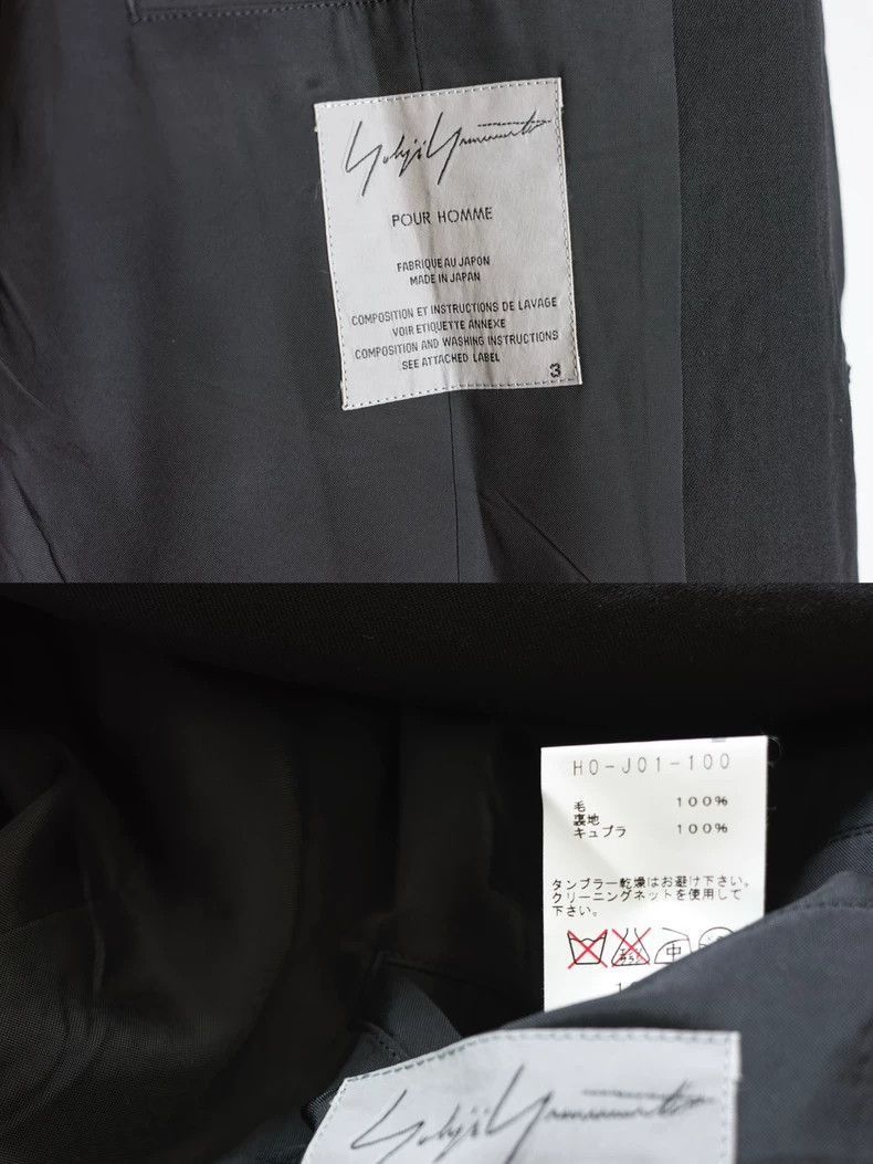 Yohji Yamamoto Yohji Yamamoto Yohji Yamamoto Deconstructed Collar Jacket Size US M / EU 48-50 / 2 - 8 Thumbnail