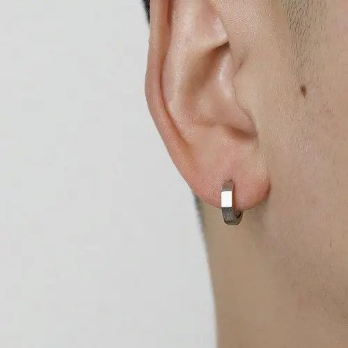 Vintage 100%925 silver retro punk earrings Size ONE SIZE - 1 Thumbnail