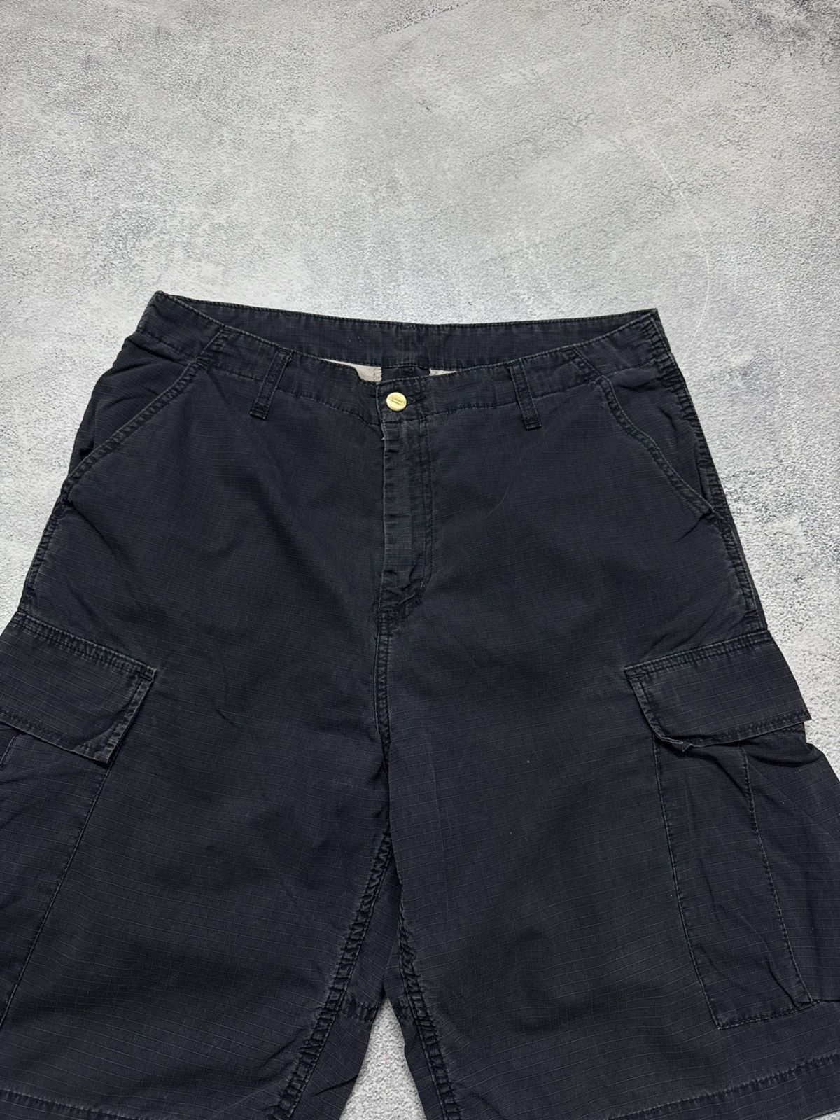 Carhartt Vintage Y2k Carhartt Cargo Shorts Size US 33 - 6 Thumbnail