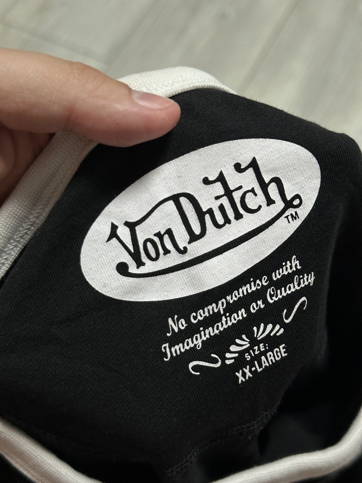 Other Von Dutch Big Logo T-Shirt Mens Black Size US XXL / EU 58 / 5 - 4 Thumbnail
