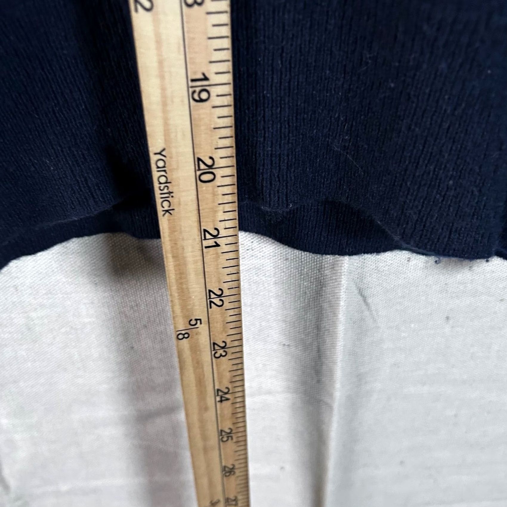 Vintage RVYC Navy Blue Merino Wool Cashmere Blend V-Neck Sweater Mens Small Size US S / EU 44-46 / 1 - 6 Thumbnail