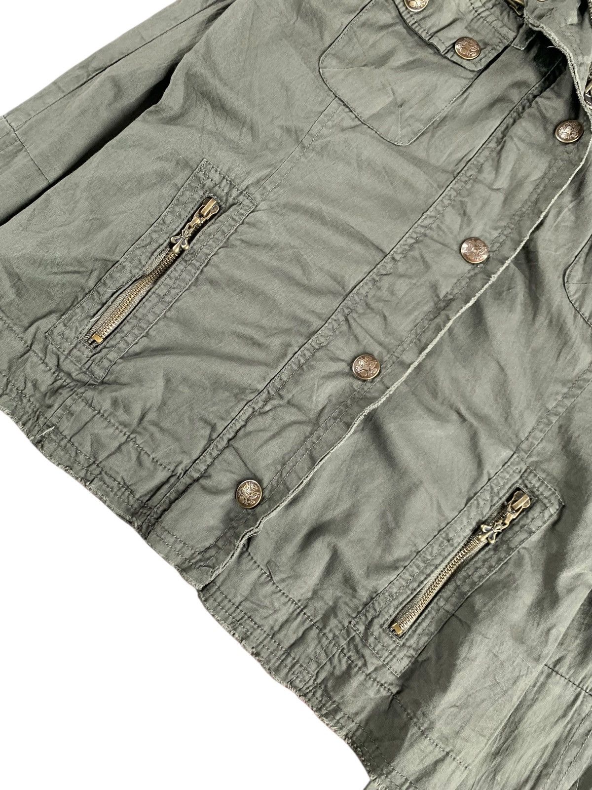 Le Grande Bleu (L.G.B.) 2000s y2k Cornflake bono jacket green army Size US L / EU 52-54 / 3 - 4 Thumbnail