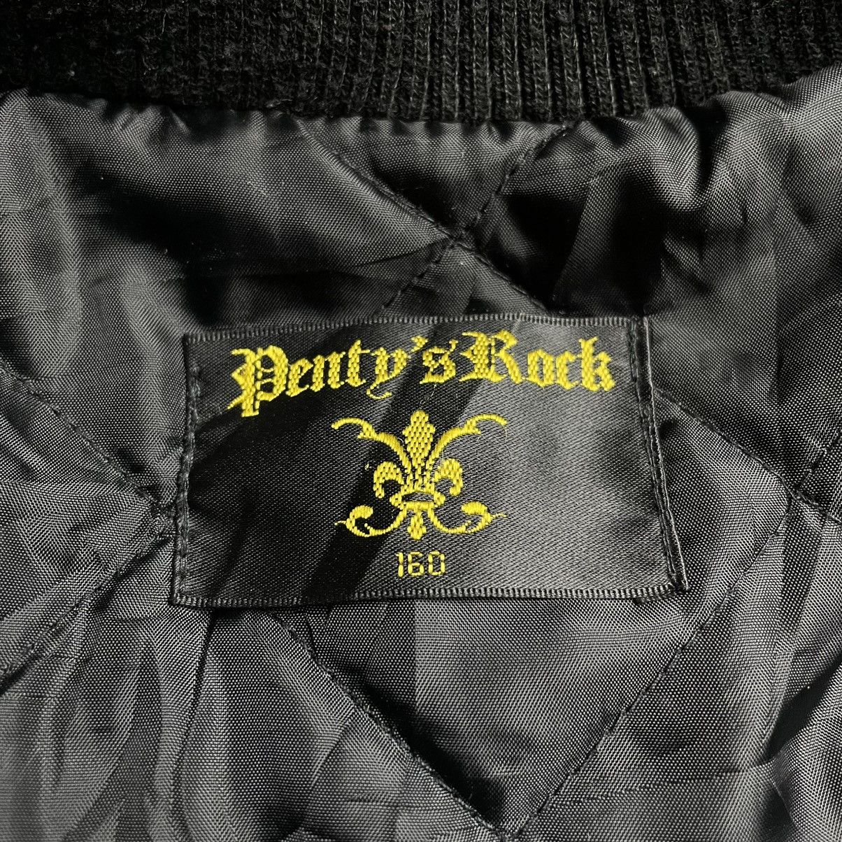 Hysteric Glamour PENTYS ROCK PATCHWORK CHECKERED WOOL + LEATHER BOMBER JACKET Size US M / EU 48-50 / 2 - 15 Thumbnail