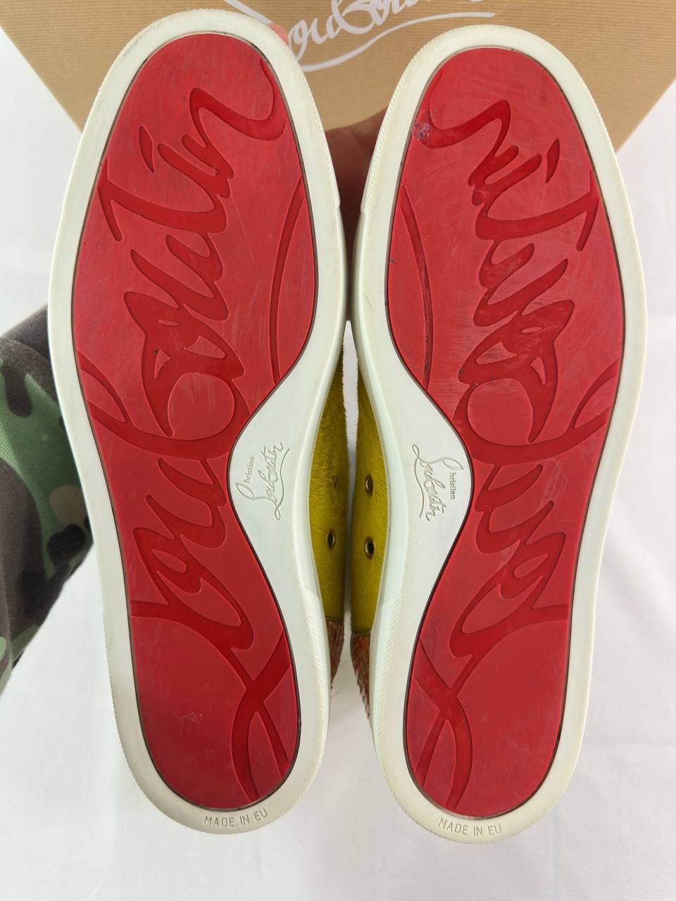 Christian Louboutin Christian Louboutin No Limit Spikes Flat Python Fresh Strass Size US 11 / EU 44 - 14 Thumbnail