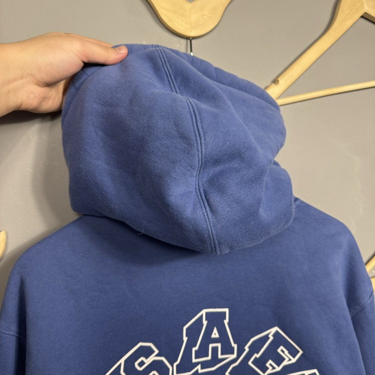 AFEW A Few Good Kids Hoodie Blue Graphic Print Size US M / EU 48-50 / 2 - 6 Thumbnail