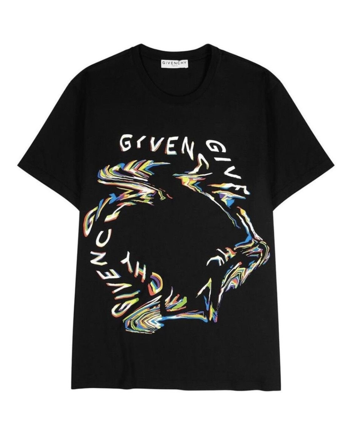 Givenchy Givenchy Glitch T Shirt Size US M / EU 48-50 / 2 - 1 Thumbnail