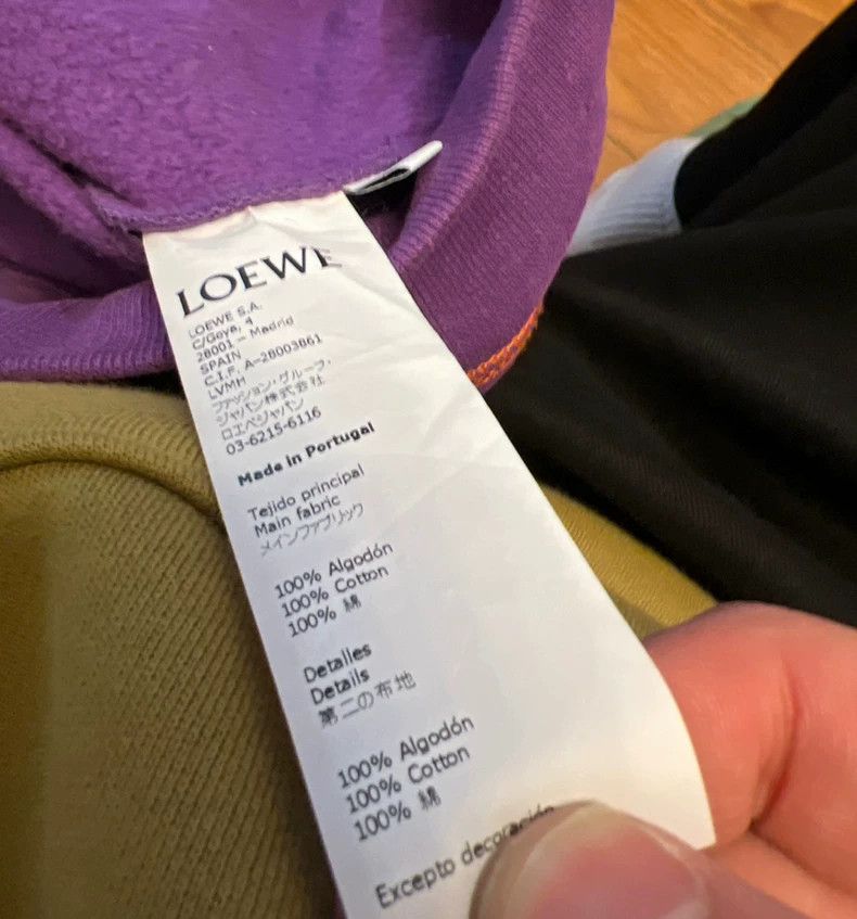 Loewe LOEWE Paula Ibiza series men's hoodie Size US XS / EU 42 / 0 - 4 Thumbnail
