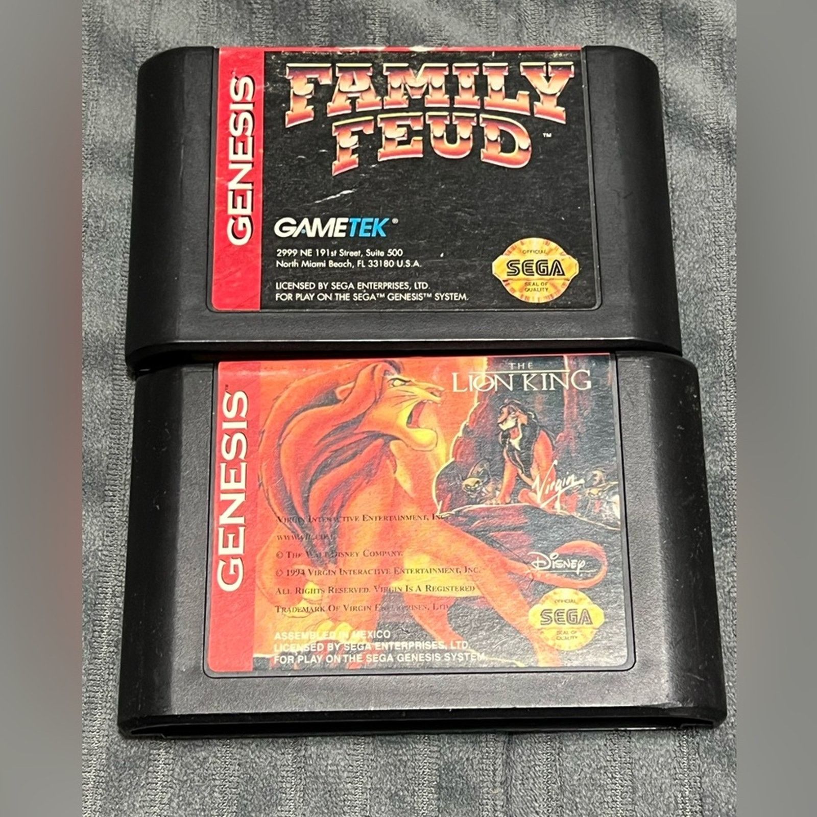 Other Sega Genesis Game Lot - LION KING & FAMILY FEUD Size ONE SIZE - 1 Thumbnail