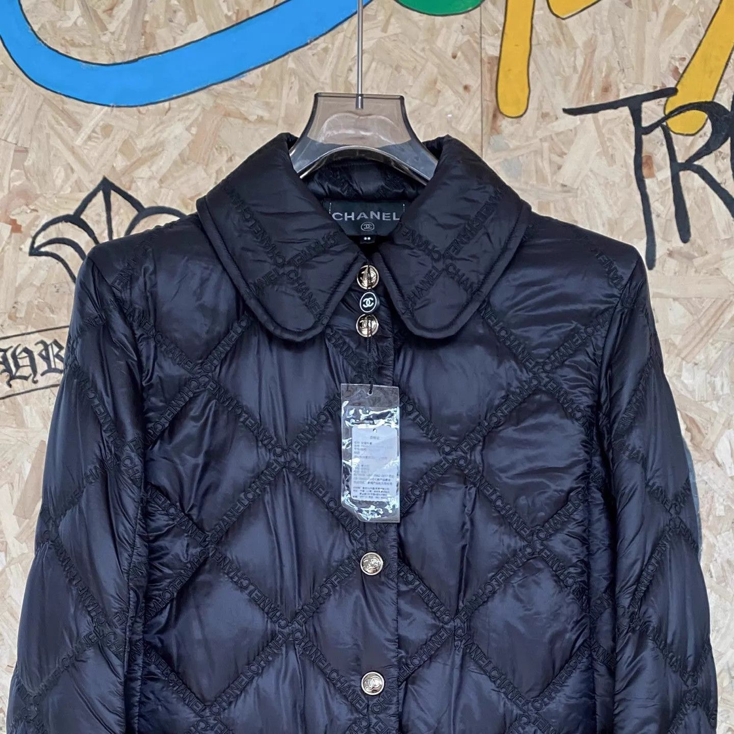 Chanel CHANEL mixed silk canvas cotton jacket 38 Size S / US 4 / IT 40 - 3 Thumbnail