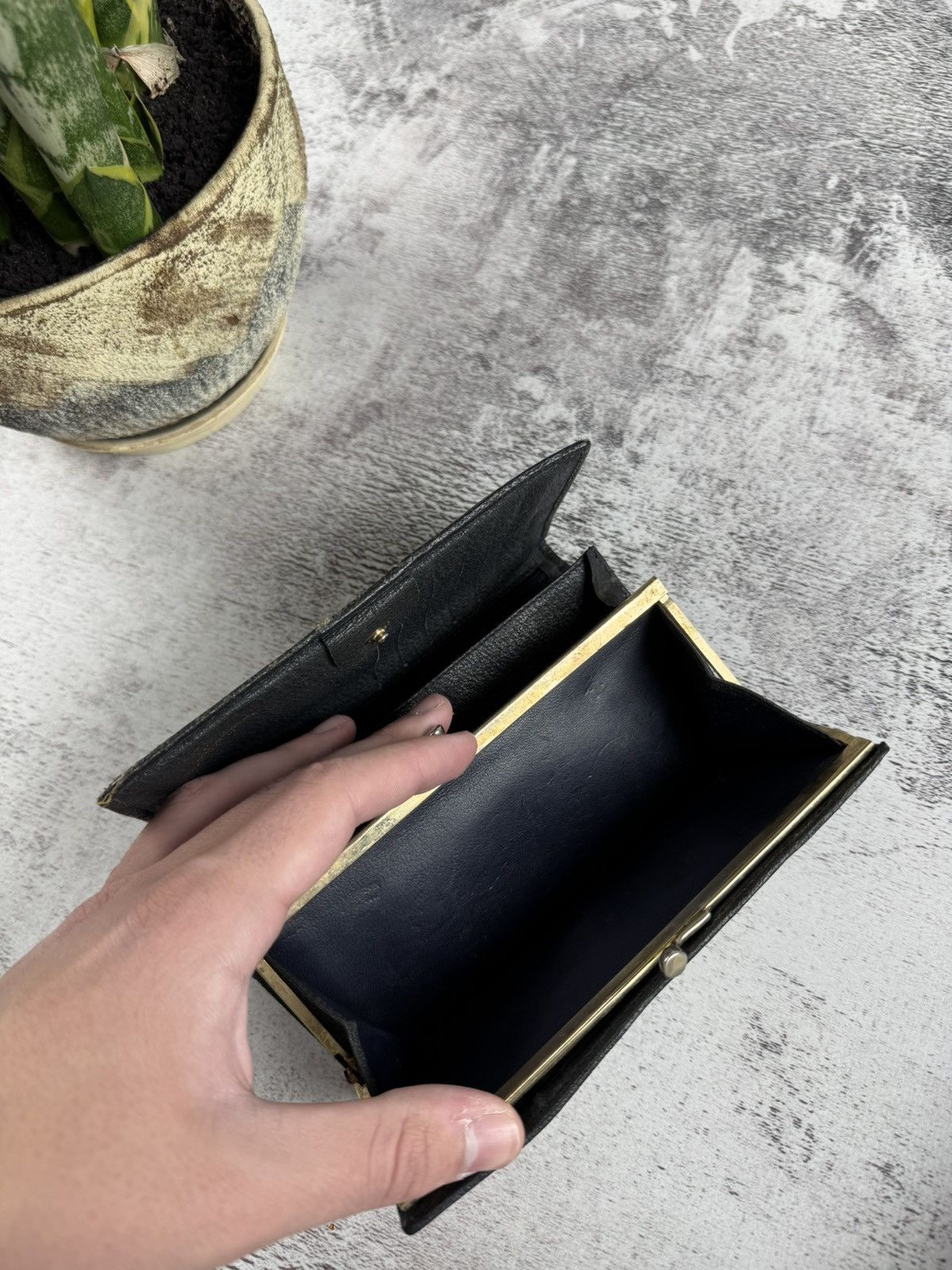 Gucci Gucci GG Canvas Made in Italy Beige Vintage Unisex Authentic Monogram Big Wallet Size ONE SIZE - 15 Thumbnail