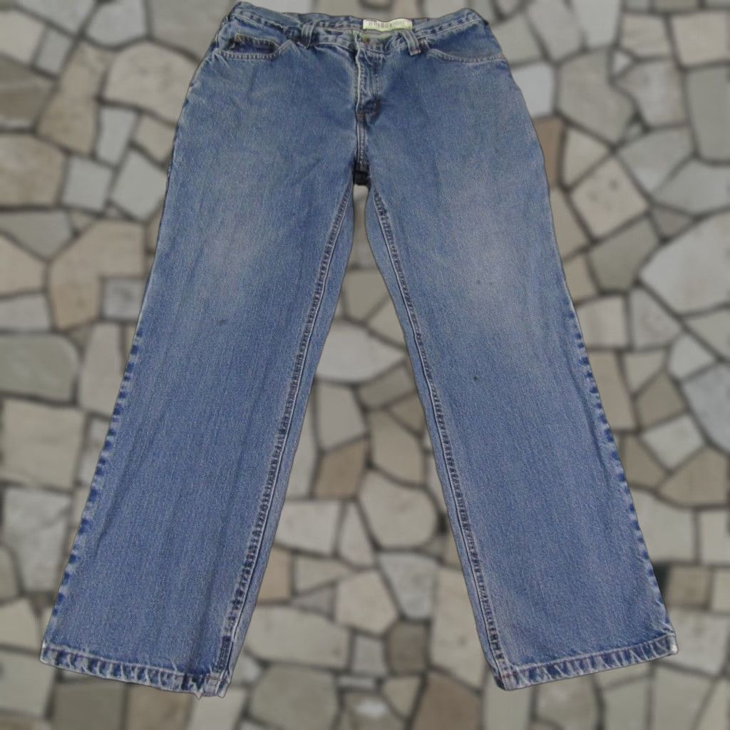 Carhartt VINTAGE Carhartt FR Jeans Mens 34x30 Blue Flame Resistant Carpenter Utility Workwear Pants Size US 33 - 1 Thumbnail