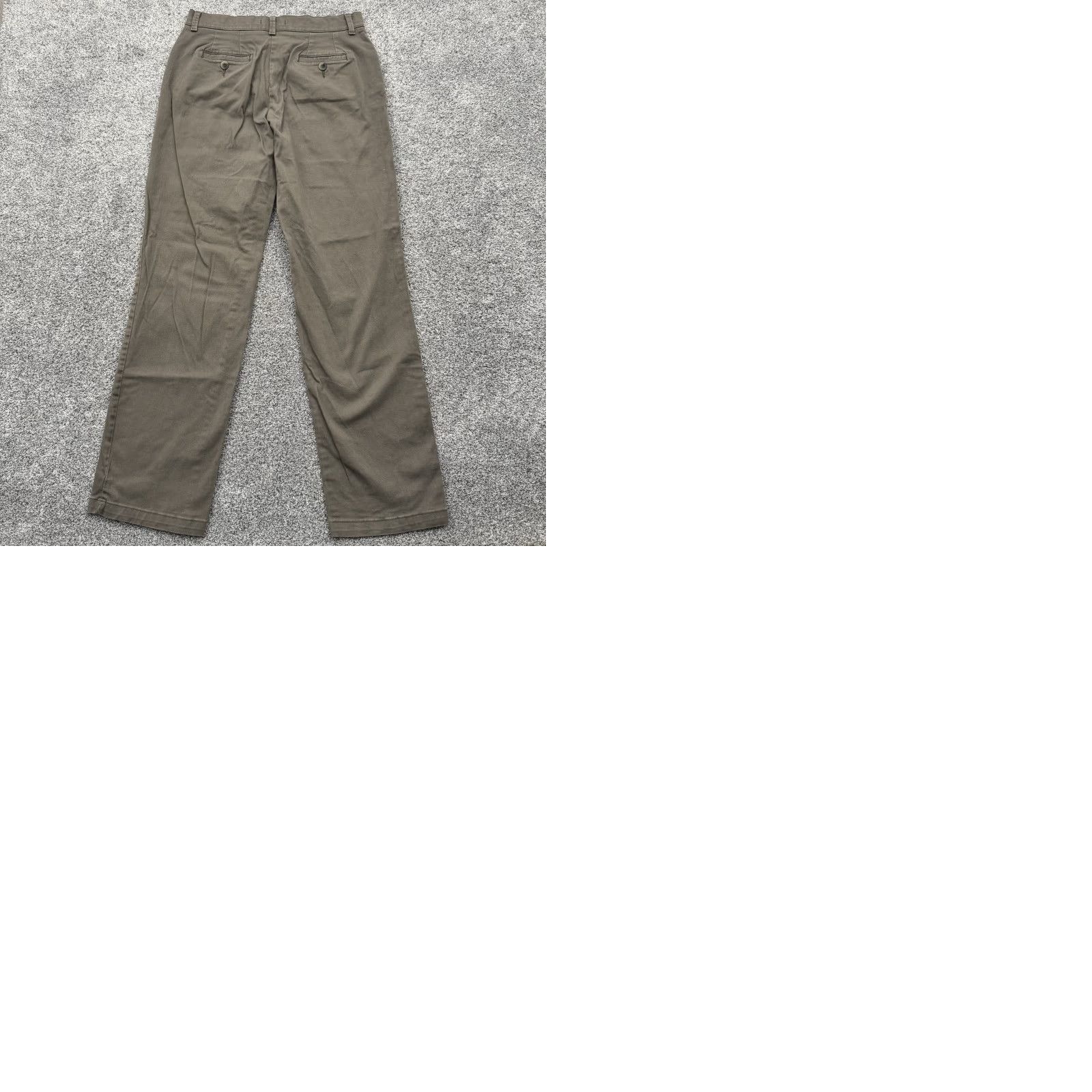 Lee VINTAGE Lee Pants Womens Size 8 Long Relaxed Straight Leg Chino Casual 98% Cotton Pockets Stretch Beige Womens Size 30" / US 8 / IT 44 - 9 Thumbnail