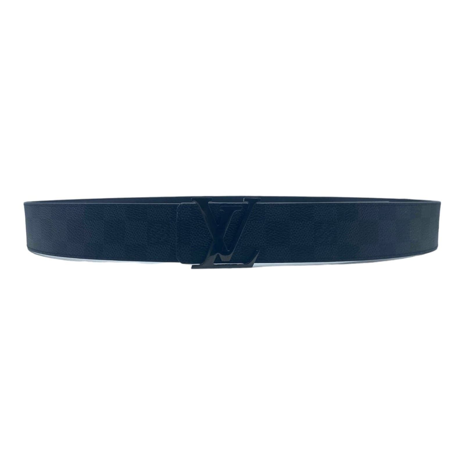 image of Louis Vuitton Initiales Reversible Belt Damier Cobalt 40Mm, Men's