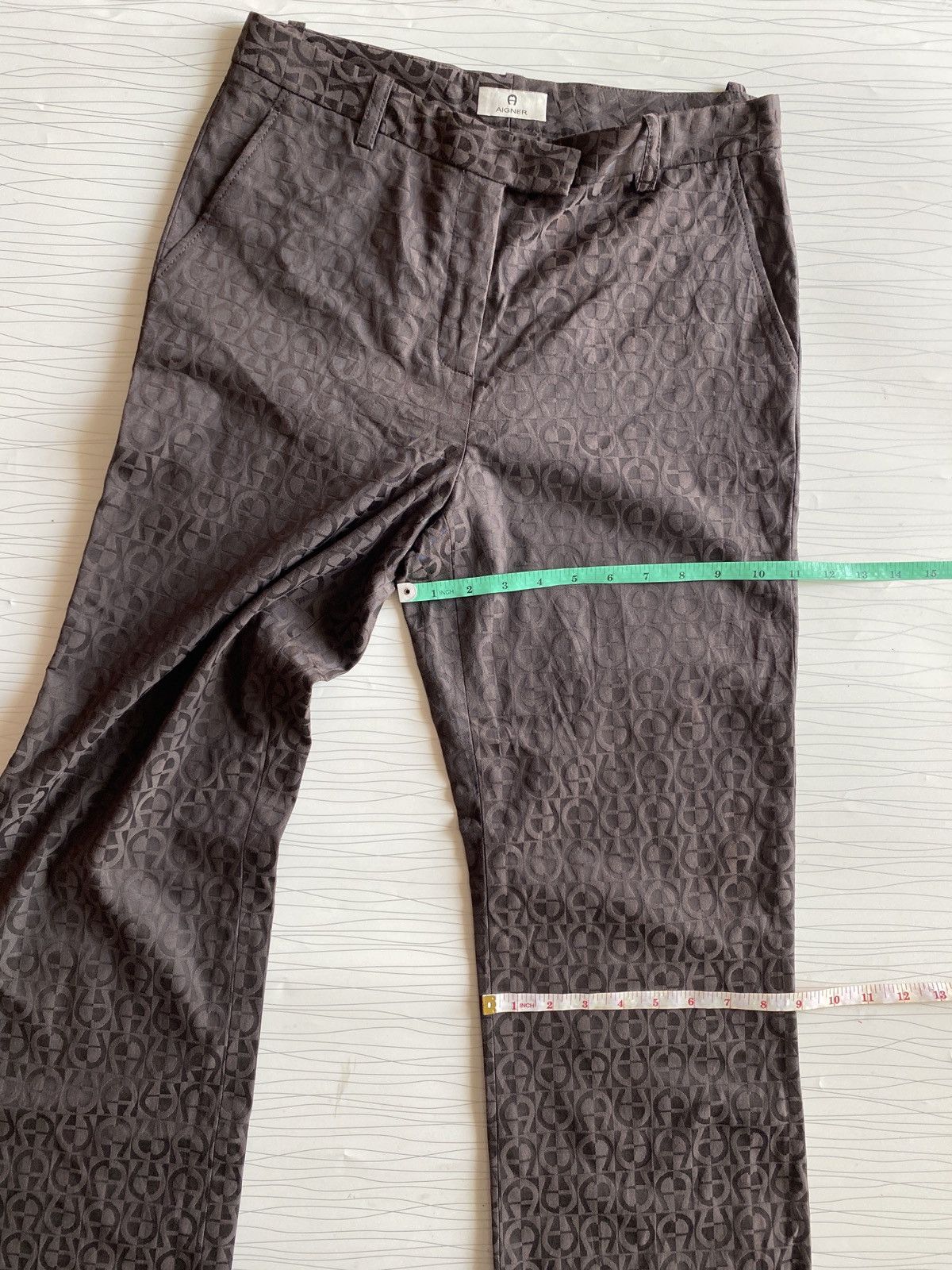 Aigner Aigner Monogram Hight Waist Pants Size US 29 - 19 Thumbnail