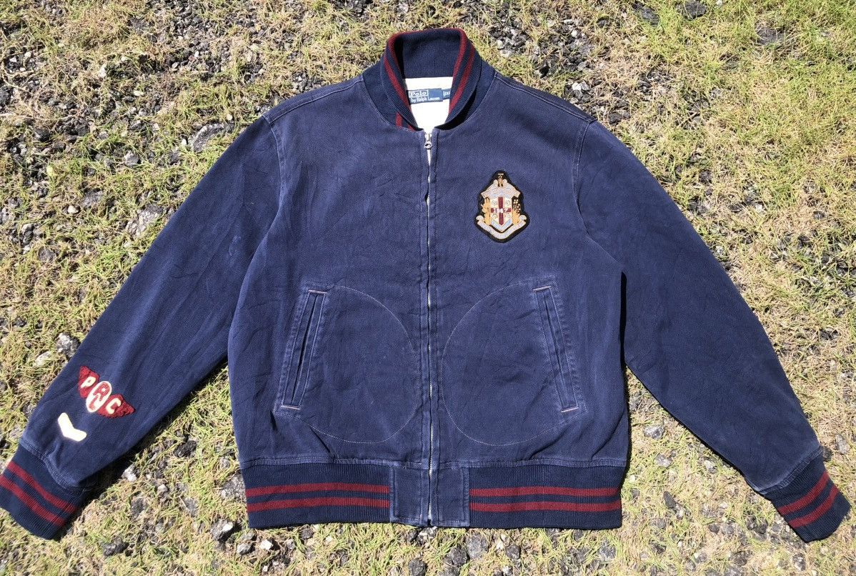 Polo Ralph Lauren Vintage POLO RALPH LAUREN Madison Bleeker Crest 1967 Size US XL / EU 56 / 4 - 1 Thumbnail