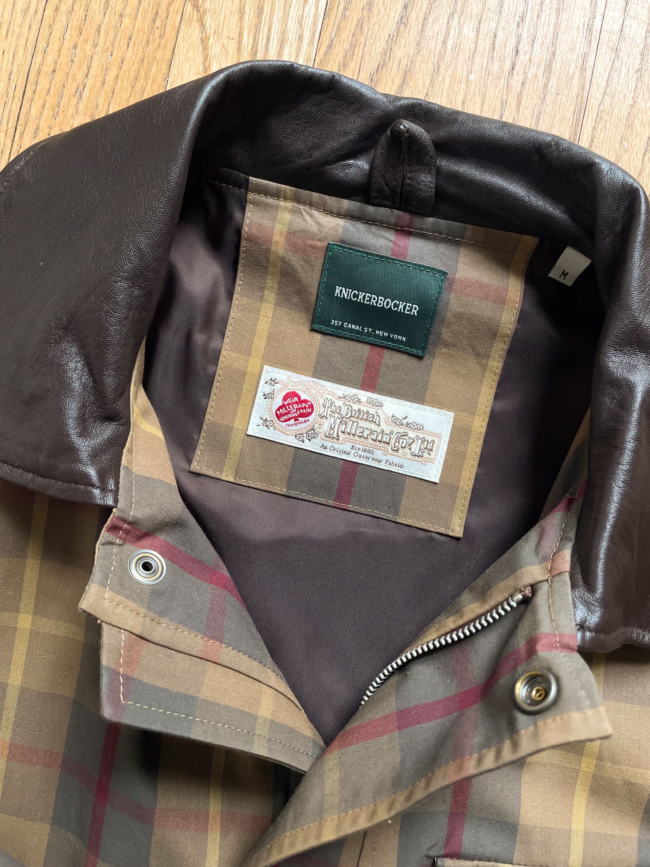 Knickerbocker Mfg Co Knickerbocker x Millerain Tartan Waxed Cotton Chore Coat Size US M / EU 48-50 / 2 - 3 Thumbnail