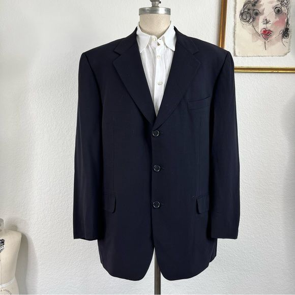 Ermenegildo Zegna Ermenegildo Zegna Soft Wool Men's Blazer Sports Coat Size 50L - 1 Thumbnail