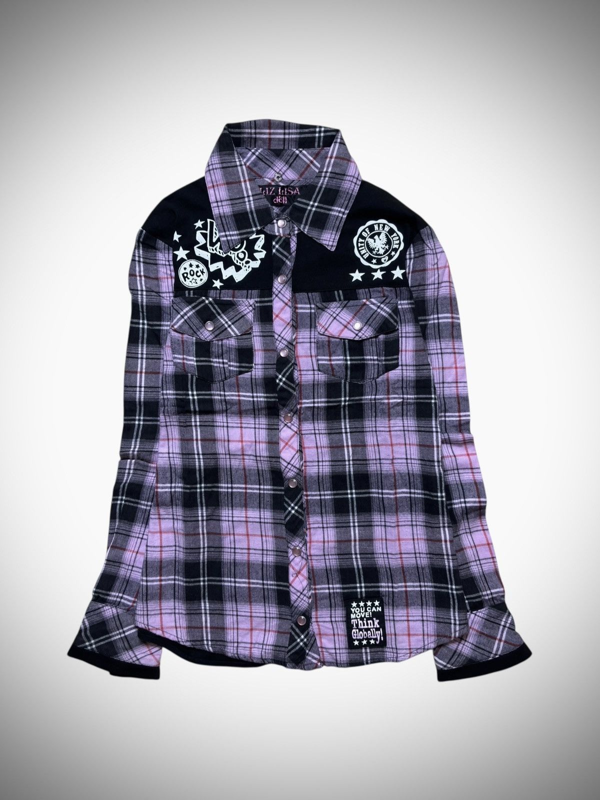 LIZ LISA 2000’s Liz Lisa - Flannel Shirt Size S / US 4 / IT 40 - 3 Thumbnail