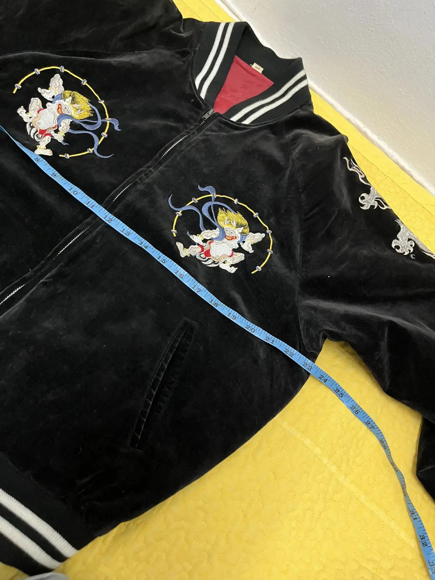 Japanese Brand Sukajan Genkai Embroidery Jacket Size US L / EU 52-54 / 3 - 7 Thumbnail