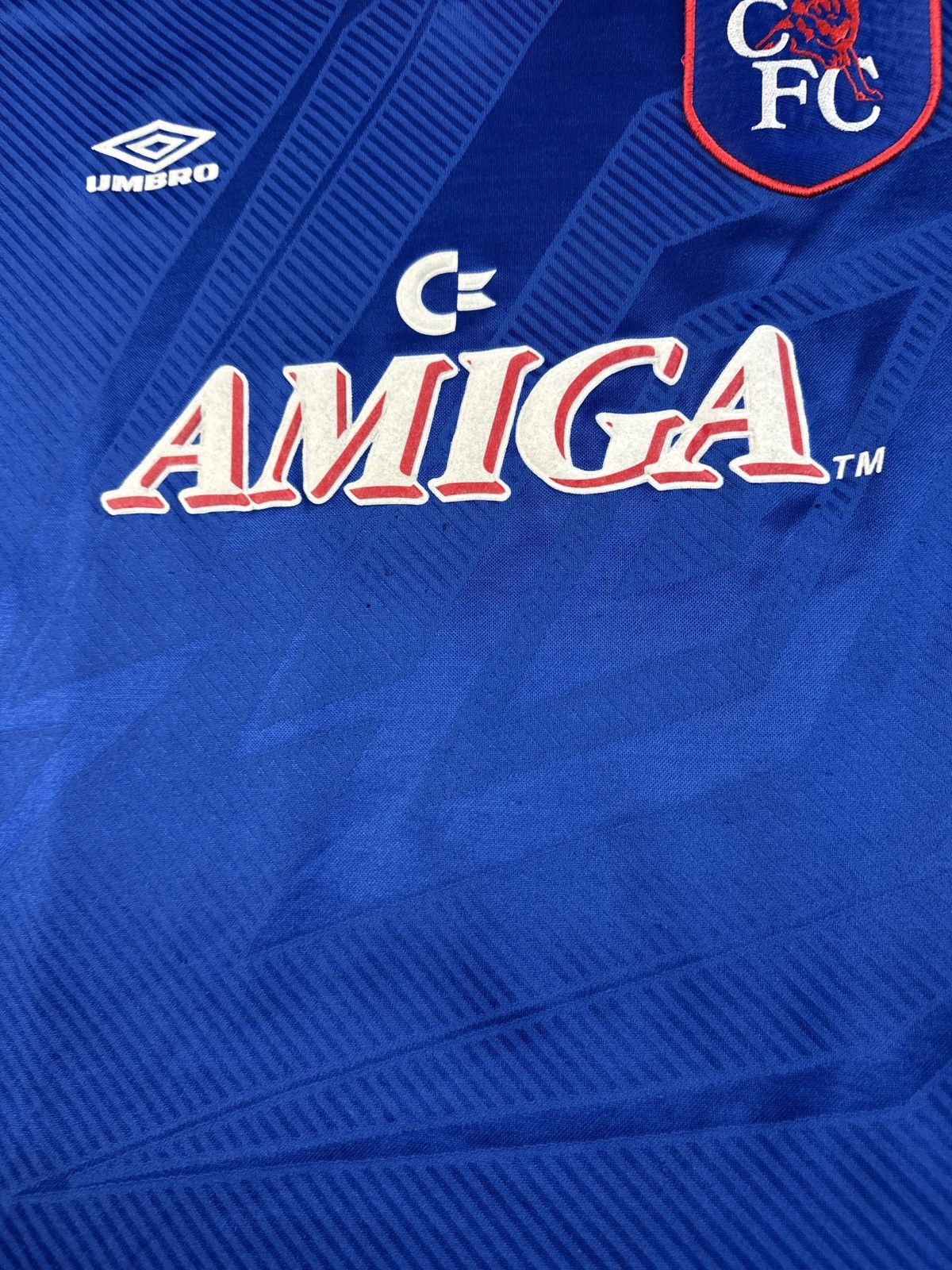 Umbro Chelsea Umbro Football Shirt 1993 Soccer Umbro Blue Jersey Size US XL / EU 56 / 4 - 4 Thumbnail