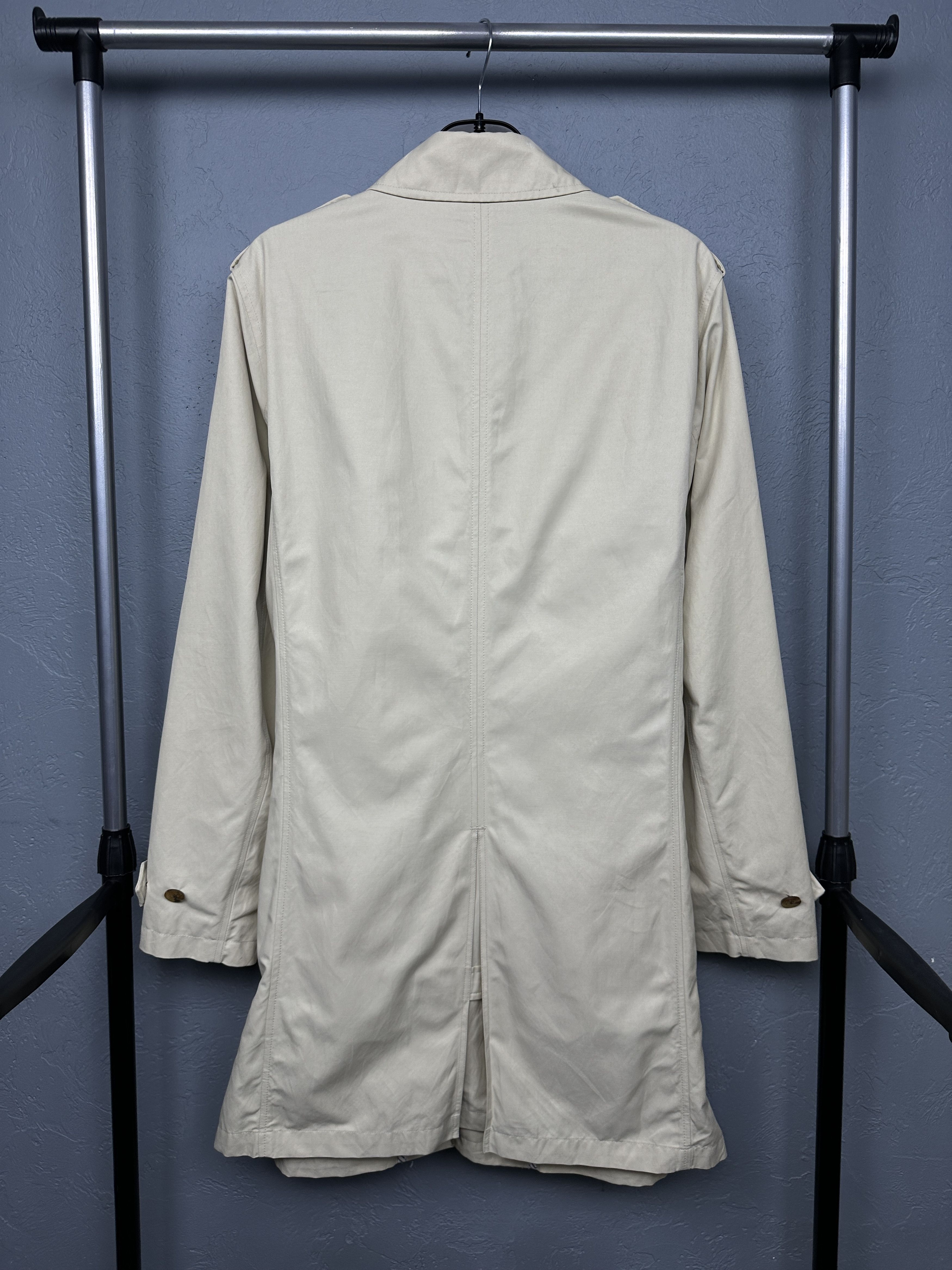 Brooks Brothers Brooks Brothers Mens Nylon-Cotton Trench Coat Jacket Size US M / EU 48-50 / 2 - 9 Thumbnail