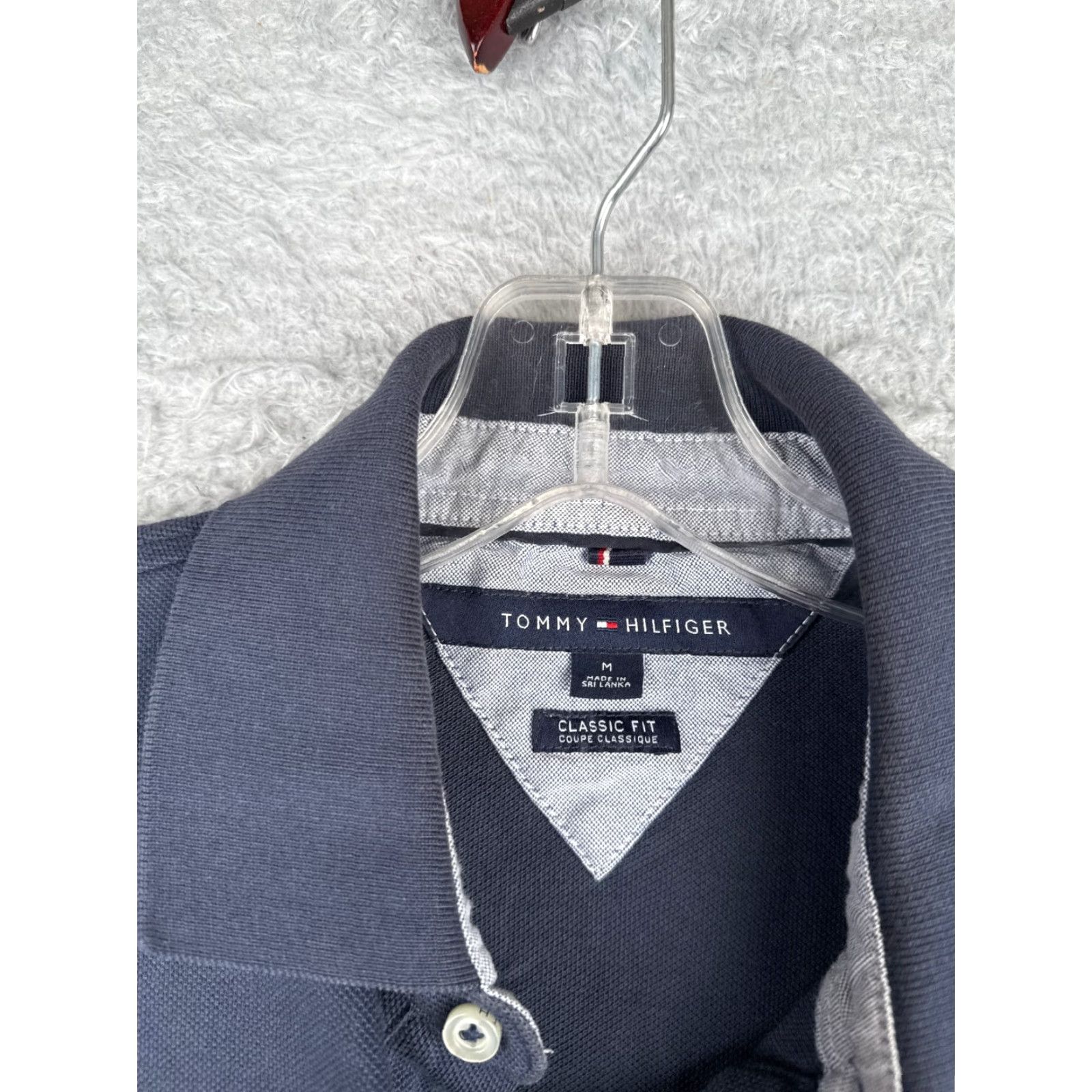 Tommy Hilfiger Tommy Hilfiger Polo Shirt Men Medium Blue 100% Cotton Classic Fit Size US M / EU 48-50 / 2 - 7 Thumbnail