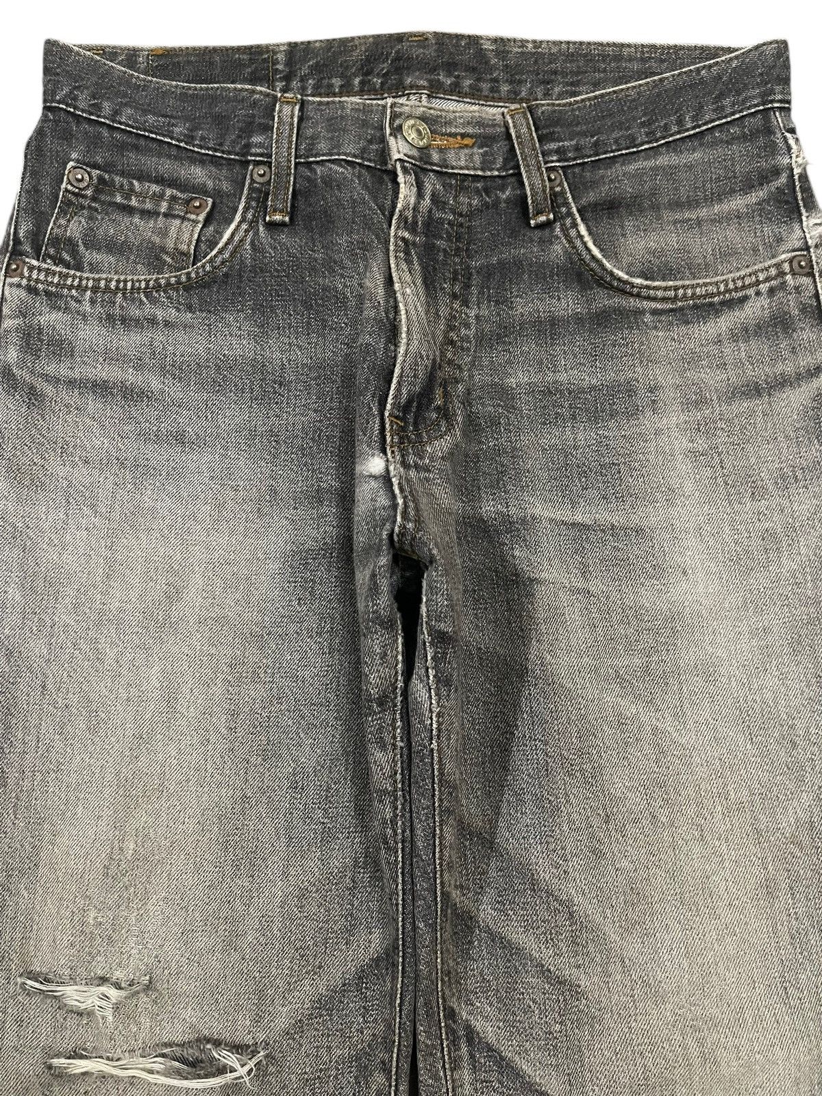 Edwin Vintage Edwin Faded Wash Style Distress Loose Jeans Size US 30 / EU 46 - 3 Thumbnail