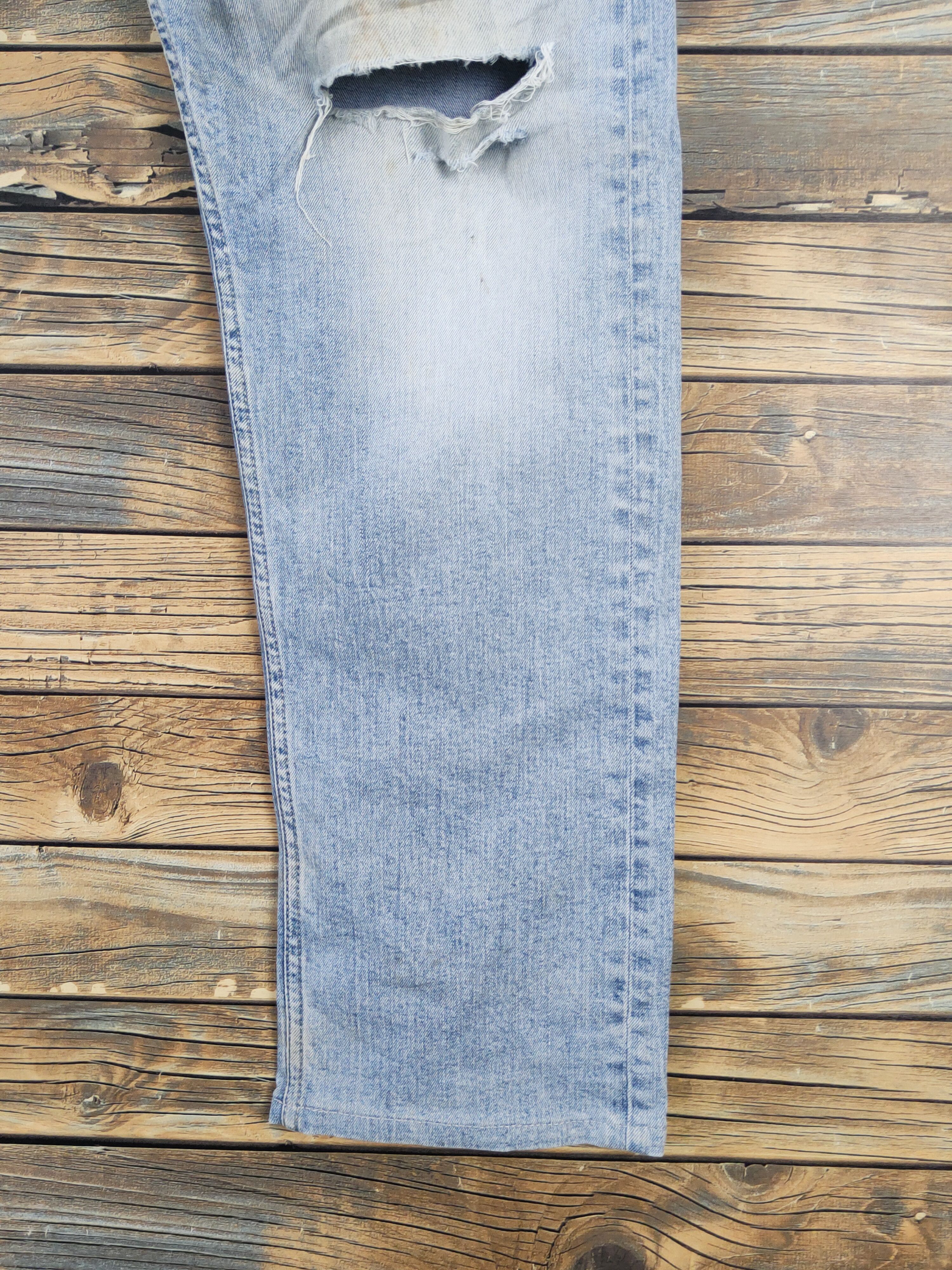 Replay Replay Light Blue Distressed Ripped denim Jeans #W1878 Size US 33 - 7 Thumbnail