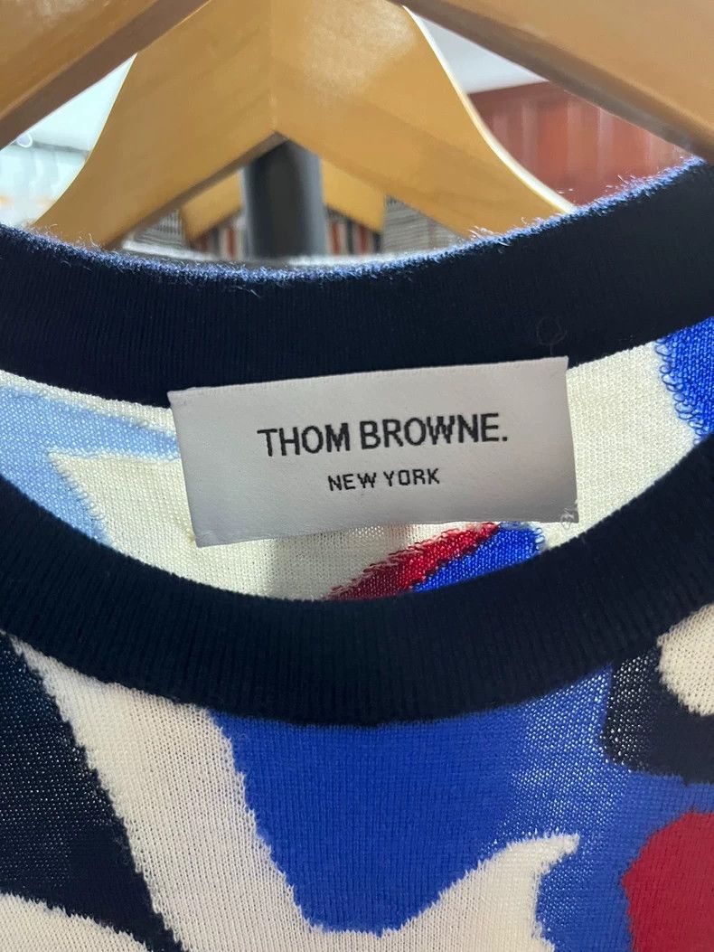 Thom Browne thom browneCashmere color-block sweater 2503-Nextarrow Size US L / EU 52-54 / 3 - 2 Thumbnail