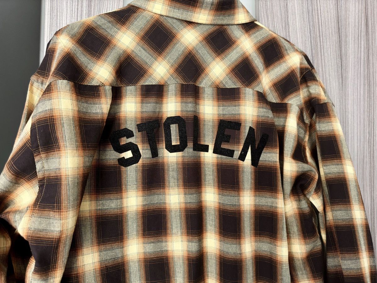 Stolen Girlfriends Club Brown Check Painter Shirt Size US XXL / EU 58 / 5 - 3 Thumbnail
