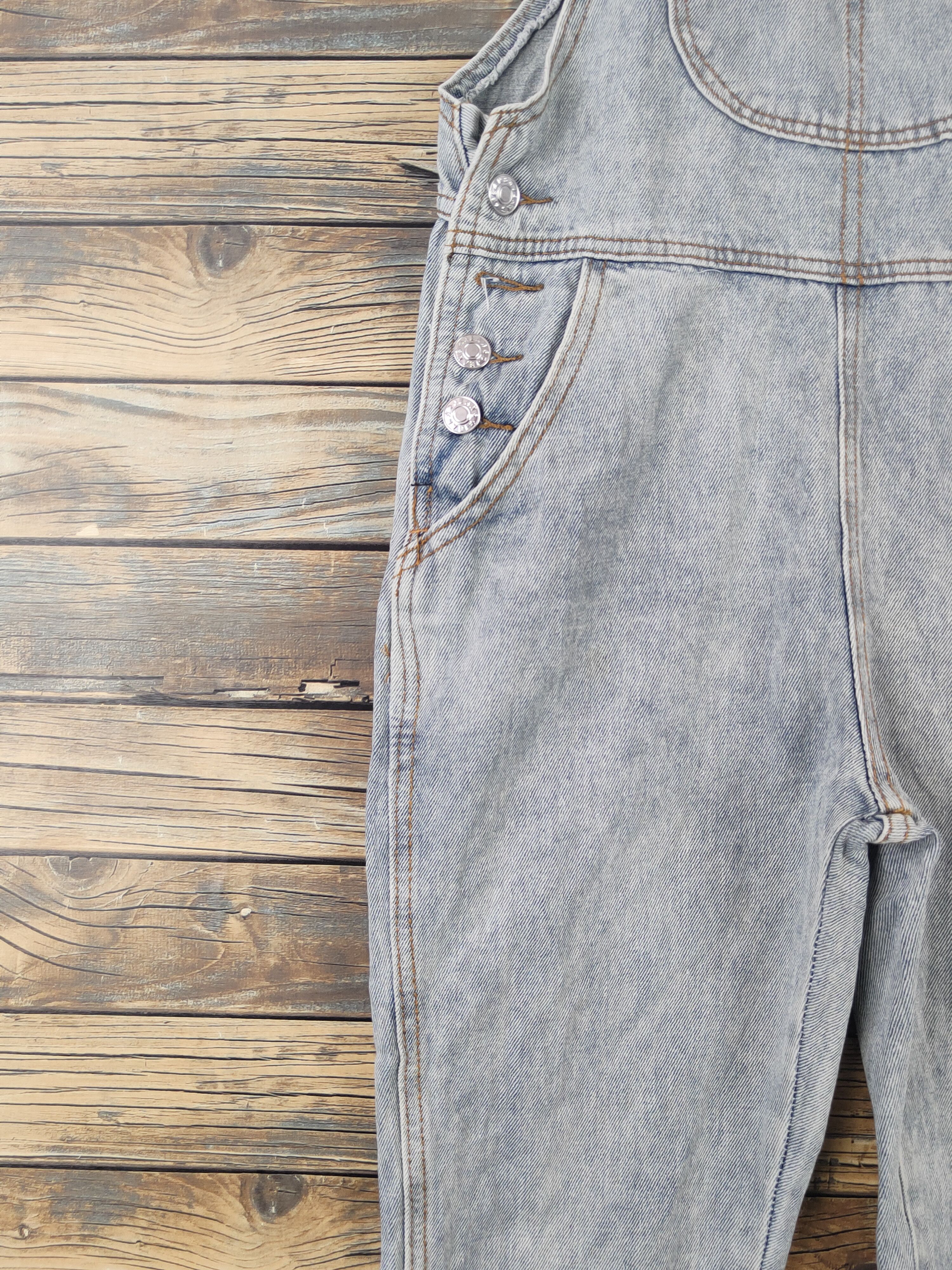 Japanese Brand × Vintage Vintage Japanese Brand Light Blue Denim Jumpsuits Size 30" / US 8 / IT 44 - 6 Thumbnail