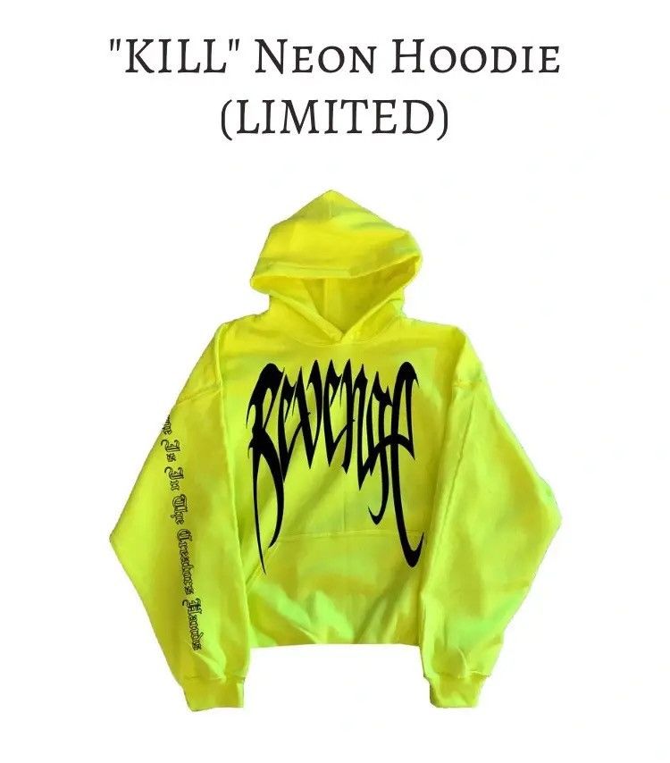 Revenge (DS) (XXL) Revenge XXXTENTACION Neon Kill Hoodie Size US XXL / EU 58 / 5 - 8 Thumbnail
