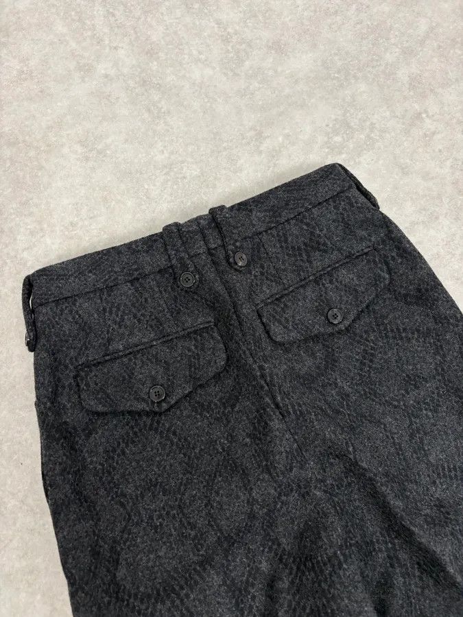 Dries Van Noten Dries Van Noten Black Wool Leopard Pants Size US 30 / EU 46 - 6 Thumbnail