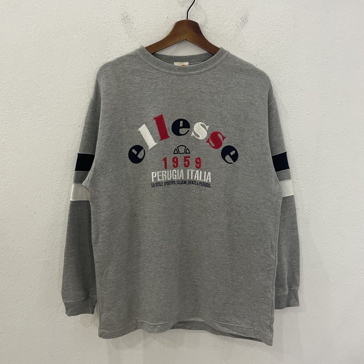 Ellesse Vintage Ellesse Embroidery Big Logo Sweatshirt Size US M / EU 48-50 / 2 - 1 Thumbnail