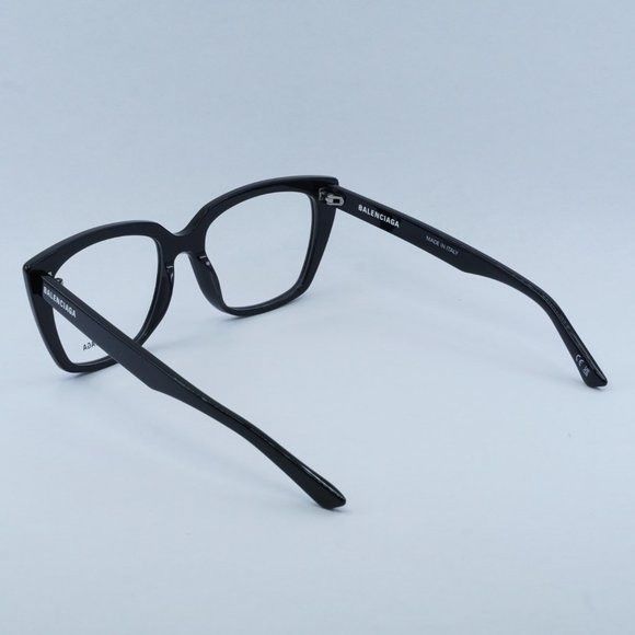 Balenciaga Balenciaga BB0062O 001 Eyeglasses Black 53mm Cat Eye Frame Size ONE SIZE - 9 Thumbnail