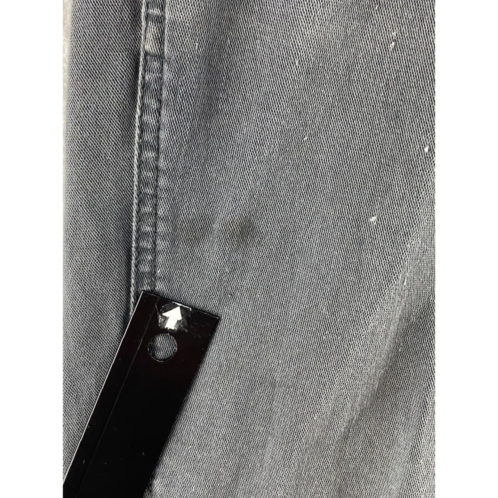 Prana prAna Pants Women 8 Gray Capri Chino Mid-Rise Button-Fly Slash Pockets Dark Size 30" / US 8 / IT 44 - 4 Thumbnail