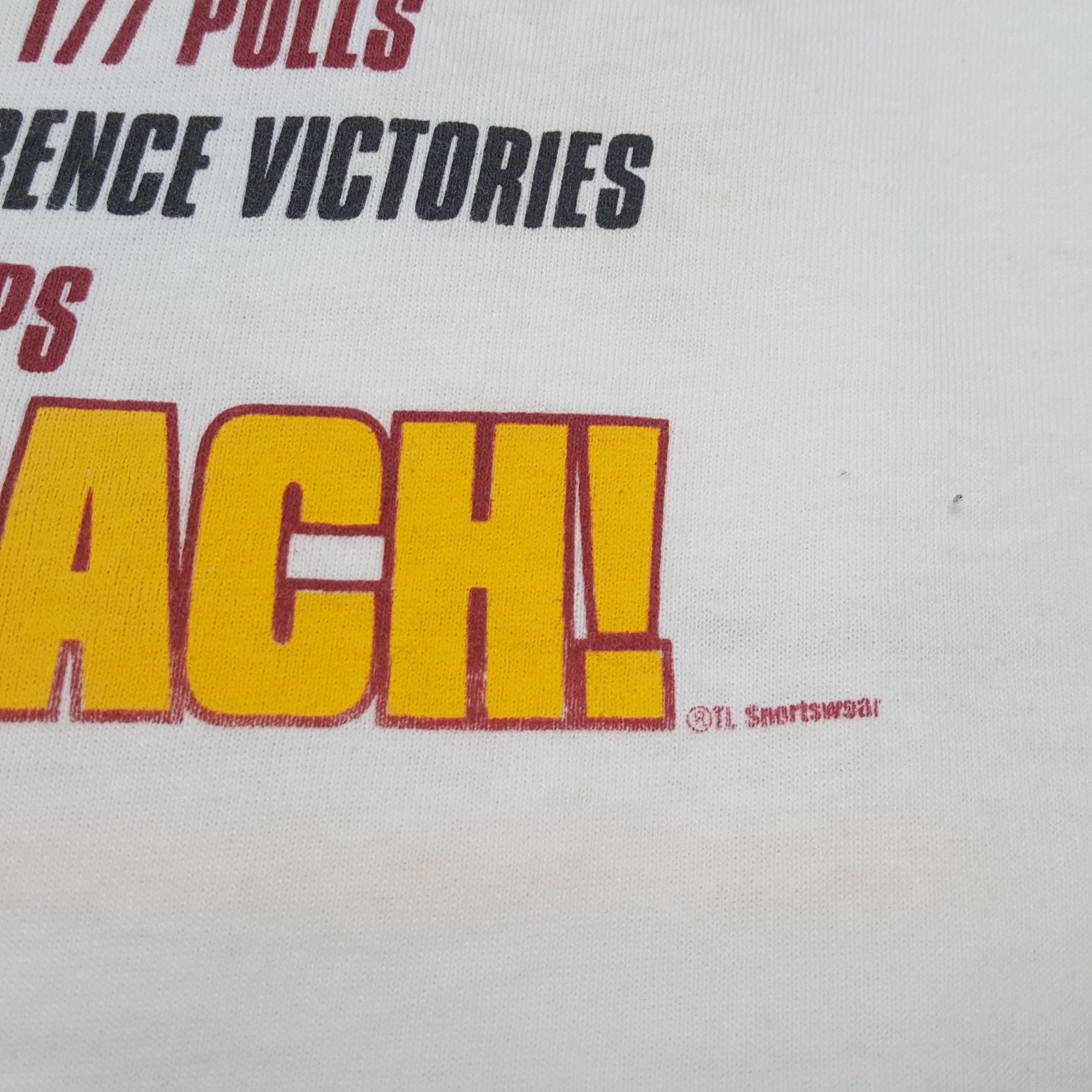Vintage BOBY BOWDEN Coach Football Sports Tshirt Size US M / EU 48-50 / 2 - 7 Thumbnail