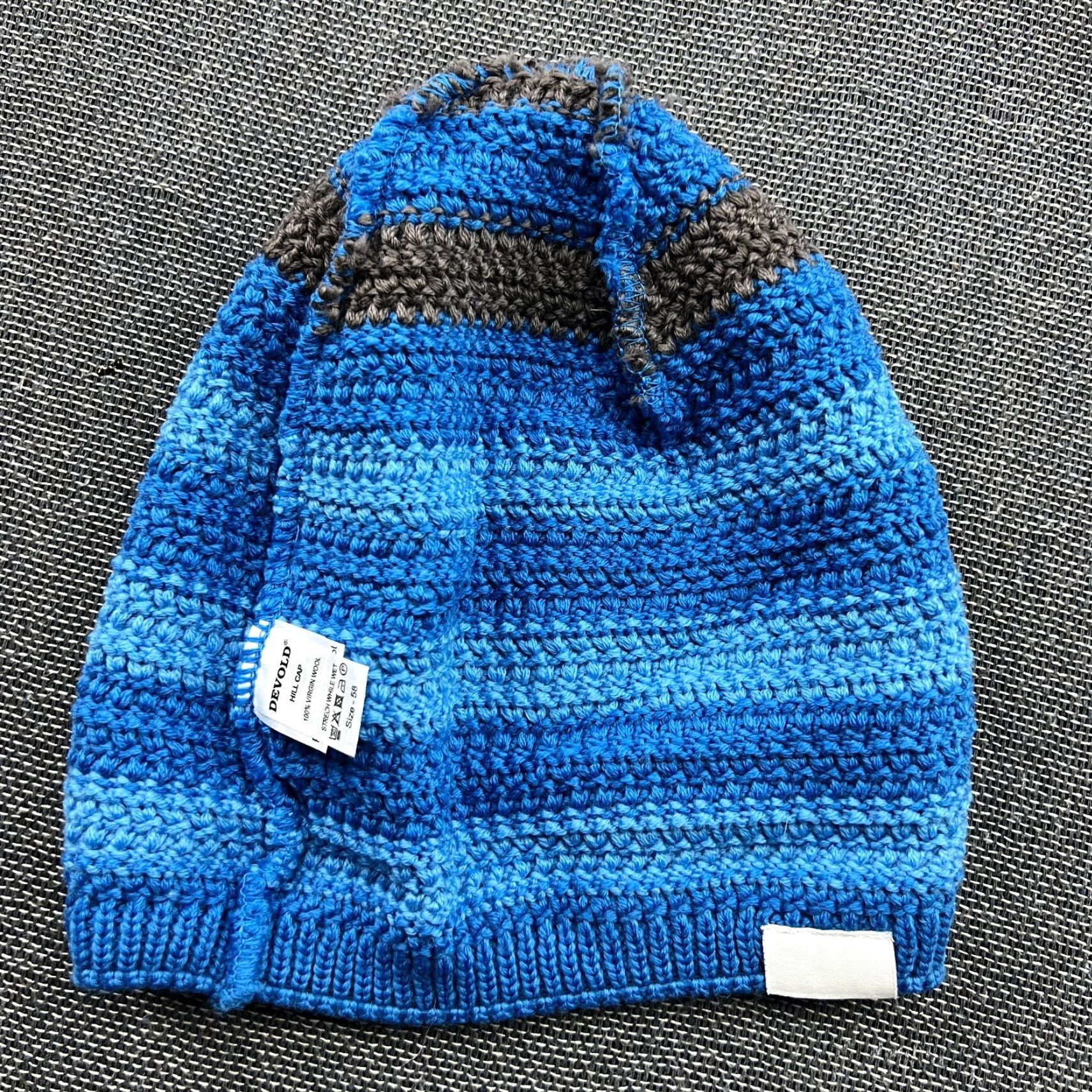 Vintage VINTAGE Devold Hill Beanie Hat Cap 58 Blue 100% Virgin Wool Wool Beanie Mens Womens Unisex Adults Thermal Knit Cap 58 Blue Size ONE SIZE - 4 Thumbnail