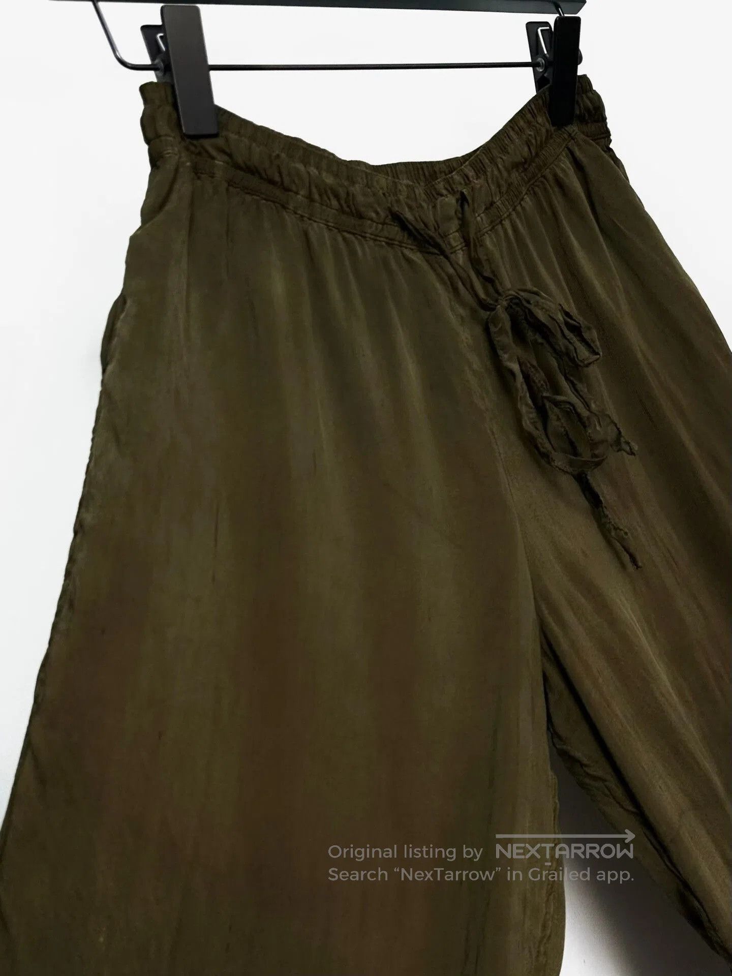 Casey Vidalenc olive silk outfit by chez vidalenc. Size M / US 6-8 / IT 42-44 - 5 Thumbnail