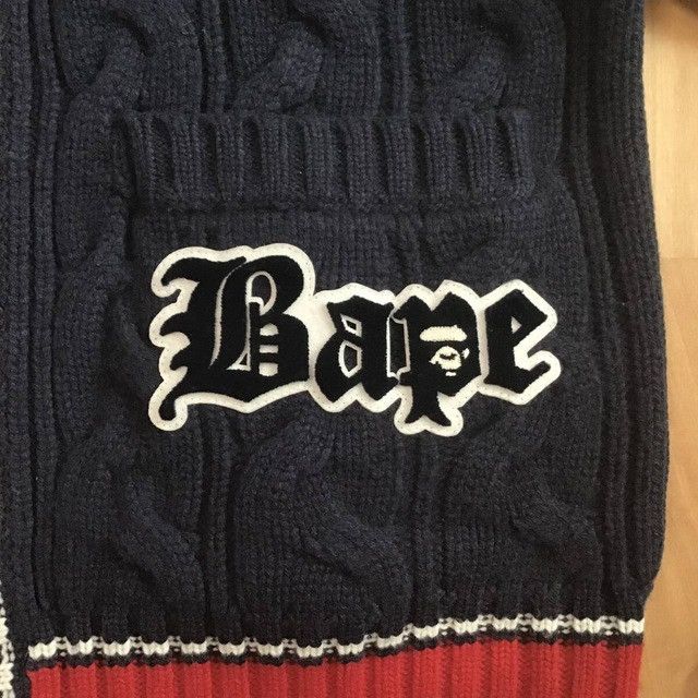 Bape BAPE APE HEAD LOGO knit cardigan a bathing ape Size US S / EU 44-46 / 1 - 6 Thumbnail