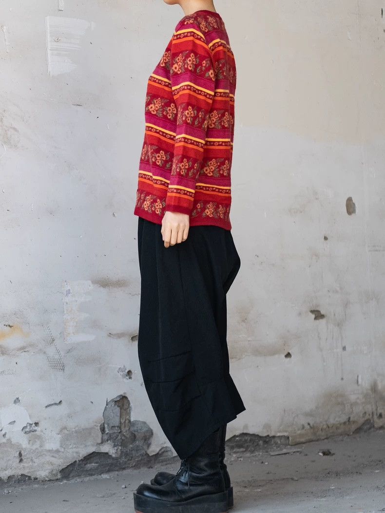 Kenzo KENZO Red striped knit sweater Size S / US 4 / IT 40 - 4 Thumbnail