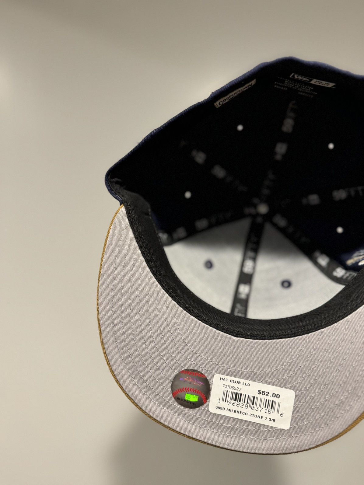 Hat Club × MLB × New Era Hatclub Exclusive Milwaukee Brewers script 2tone pack 7 3/8 Size ONE SIZE - 4 Thumbnail