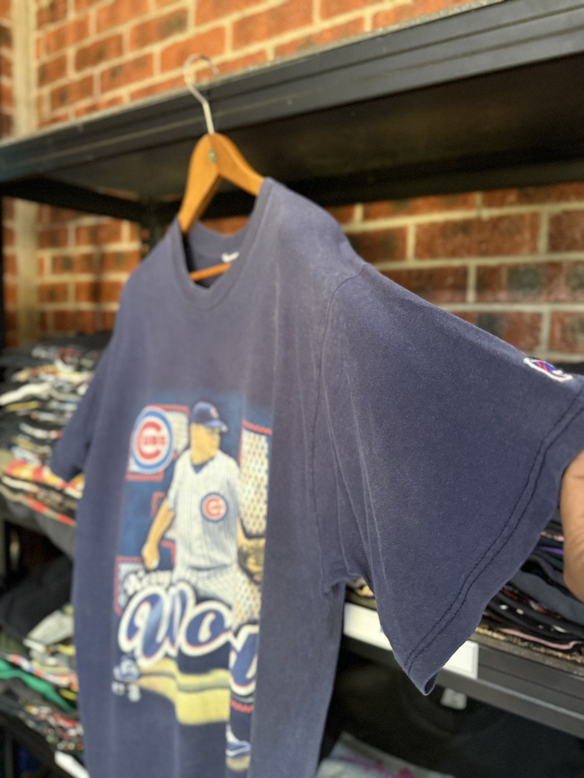 MLB × NFL × Vintage Vintage 90s Kenny Woods MLB Pro Player Sun Faded Tee Size US XL / EU 56 / 4 - 8 Thumbnail