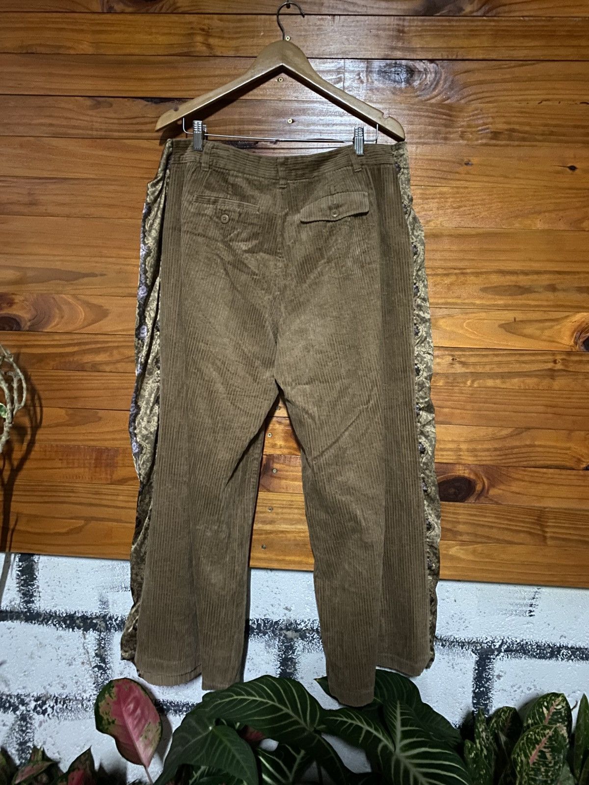 GU × Undercover GU × UNDERCOVER Hybrid Corduroy Patchwork Pants Avant-Garde Size US 36 / EU 52 - 7 Thumbnail