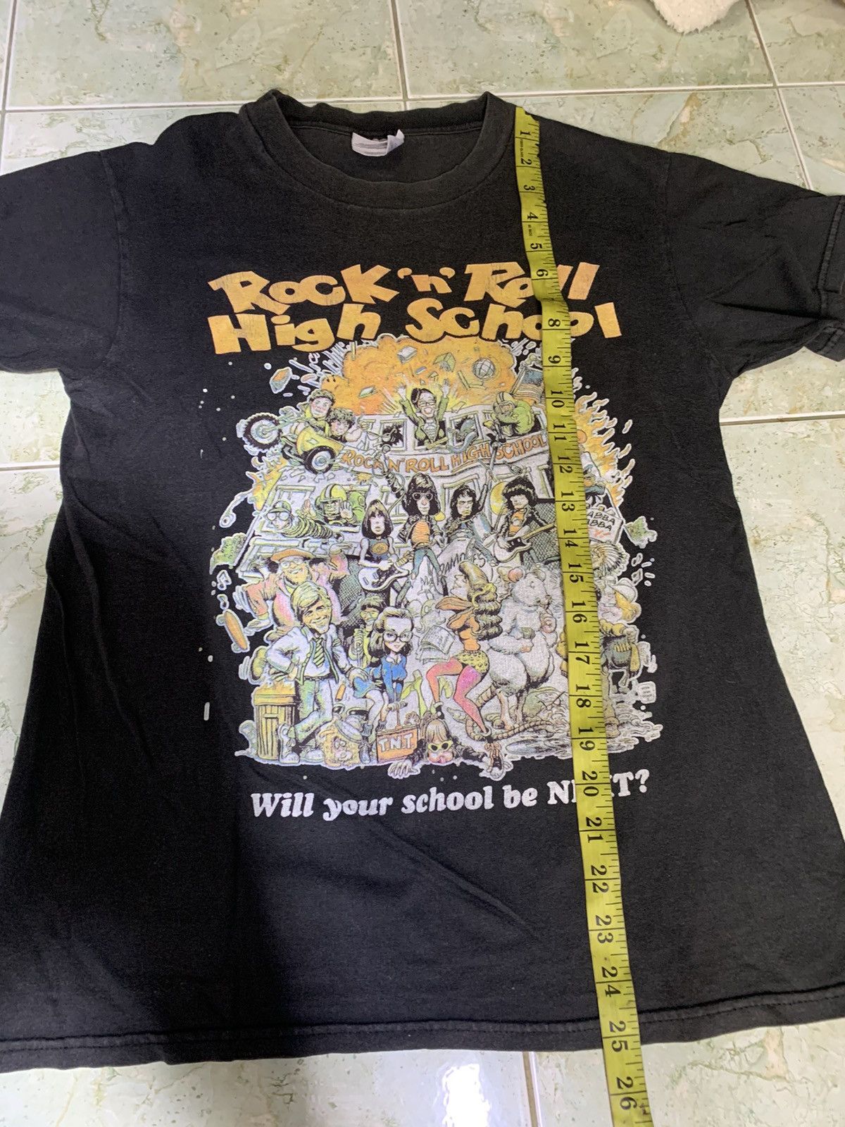 Vintage Vintage ROCK N ROLL HIGH SCHOOL T-shirt Movie Size US S / EU 44-46 / 1 - 8 Thumbnail