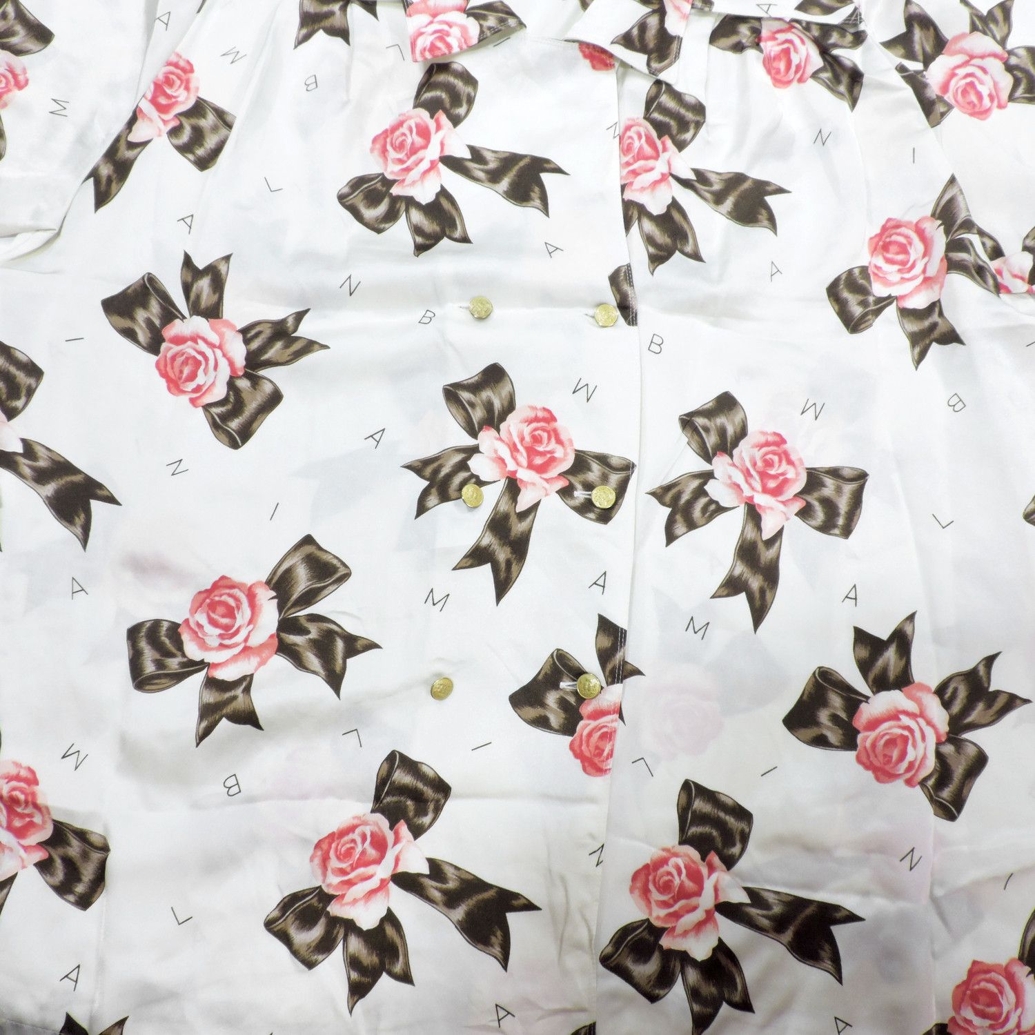 Balmain PIERRE BALMAIN FLOWER RIBBON MONOGRAM LONG SLEEVE SHIRT Size M / US 6-8 / IT 42-44 - 10 Thumbnail